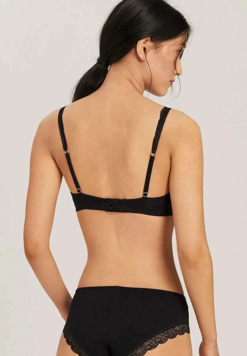 Sujetador copa suave Cotton Lace negro