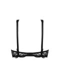 Sujetador glamour escote V Soir de Venise negro - PITT