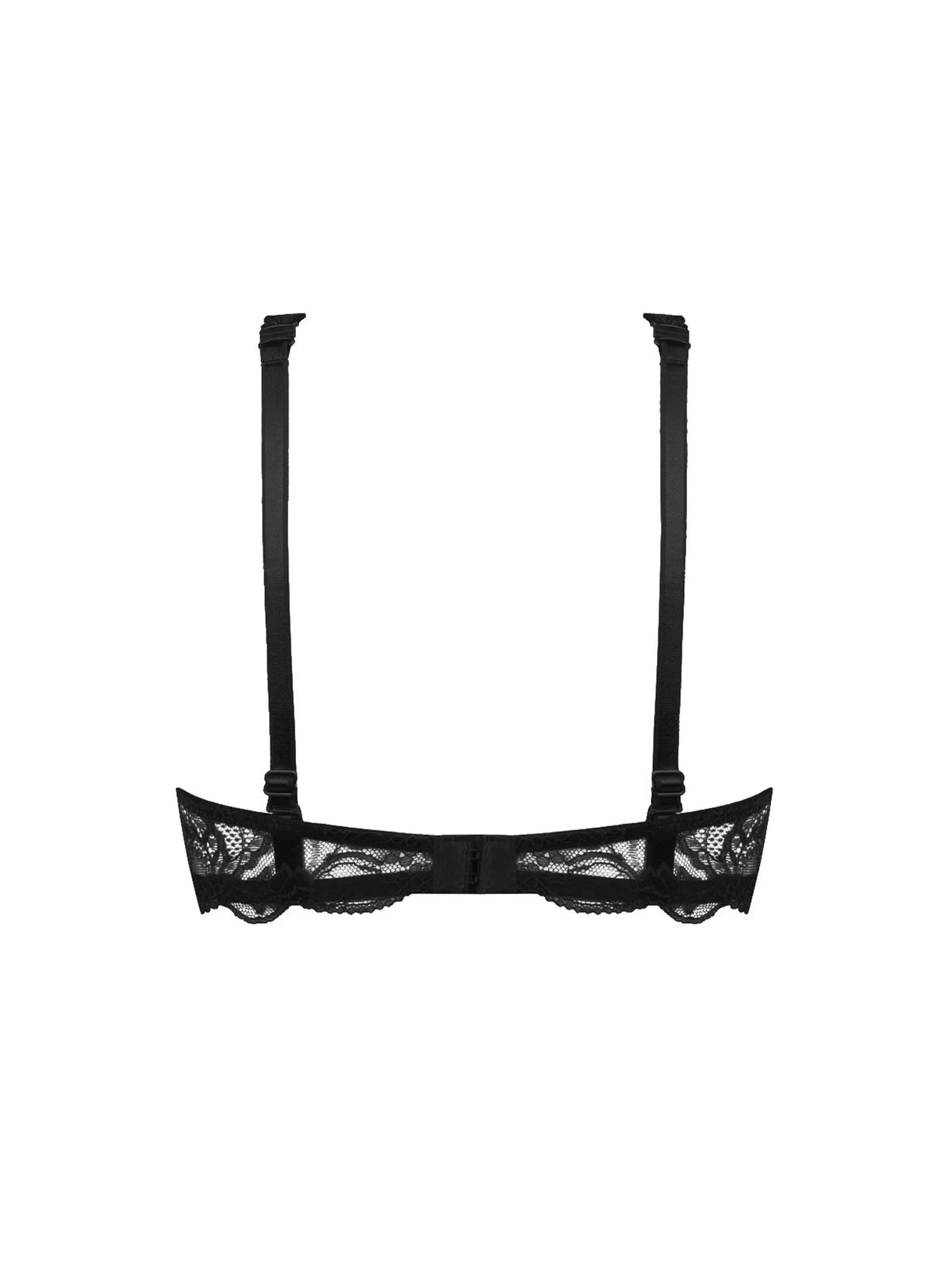 Sujetador glamour escote V Soir de Venise negro - PITT