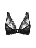 Sujetador glamour escote V Soir de Venise negro