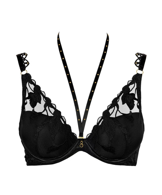 Sujetador push up plunge Night at Paradise Obsidian - PITTAubade3102062417370