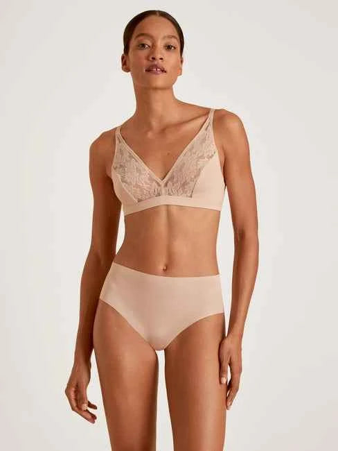 Sujetador sin aro Natural Skin Lace rosa