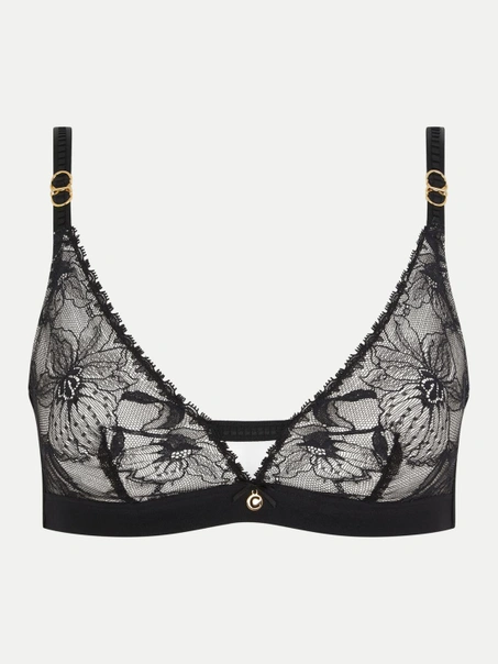 Sujetador triangular Orchids negro - PITT