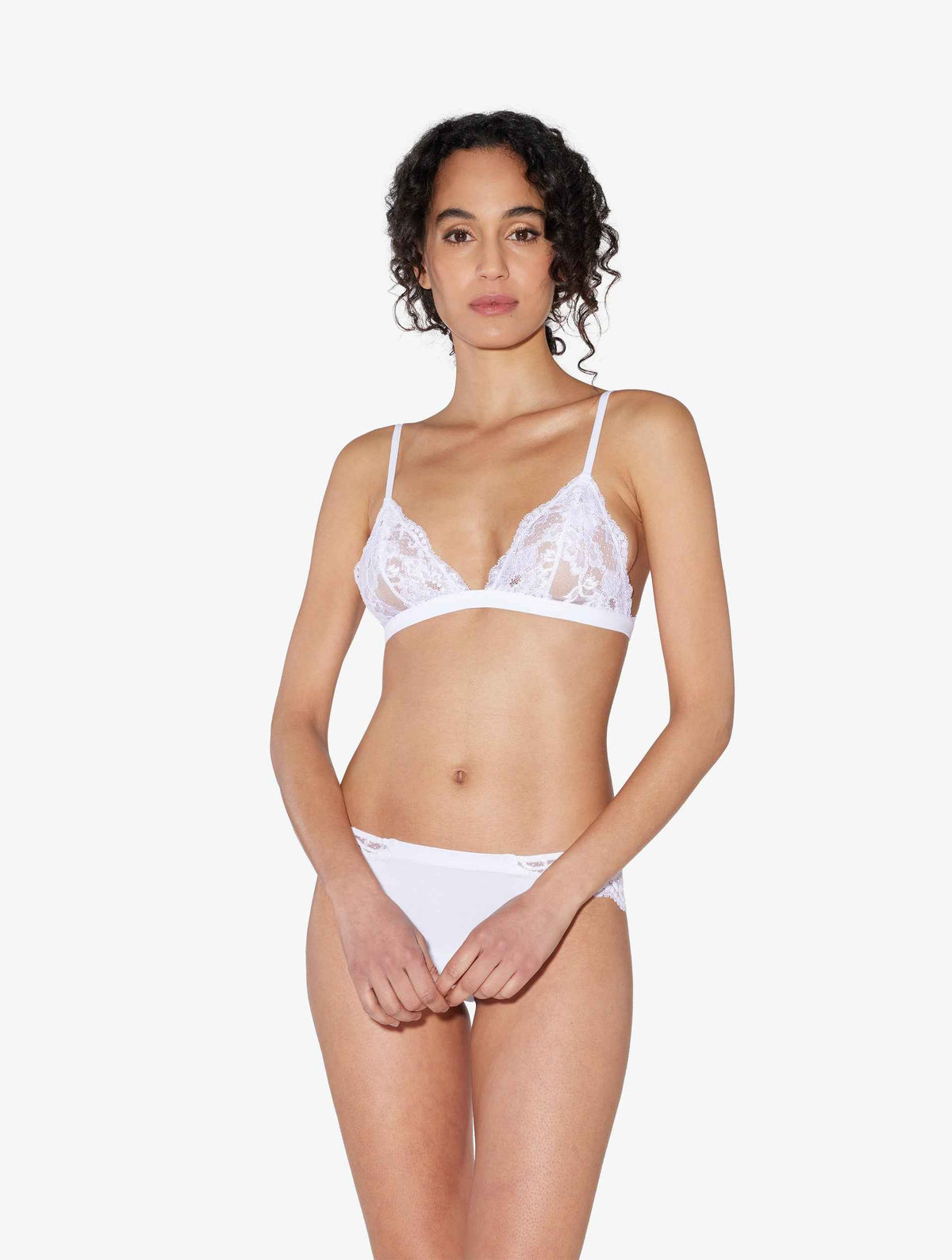 Sujetador triangular Souple Blanco