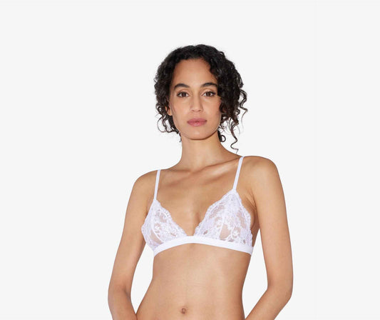 Sujetador triangular Souple Blanco