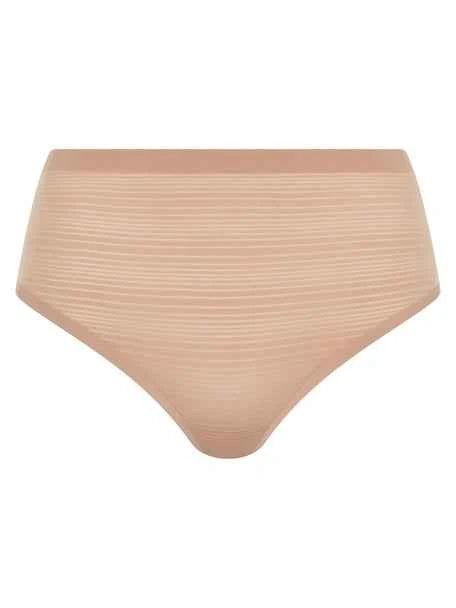 Tanga faja Softstretch Stripes nude