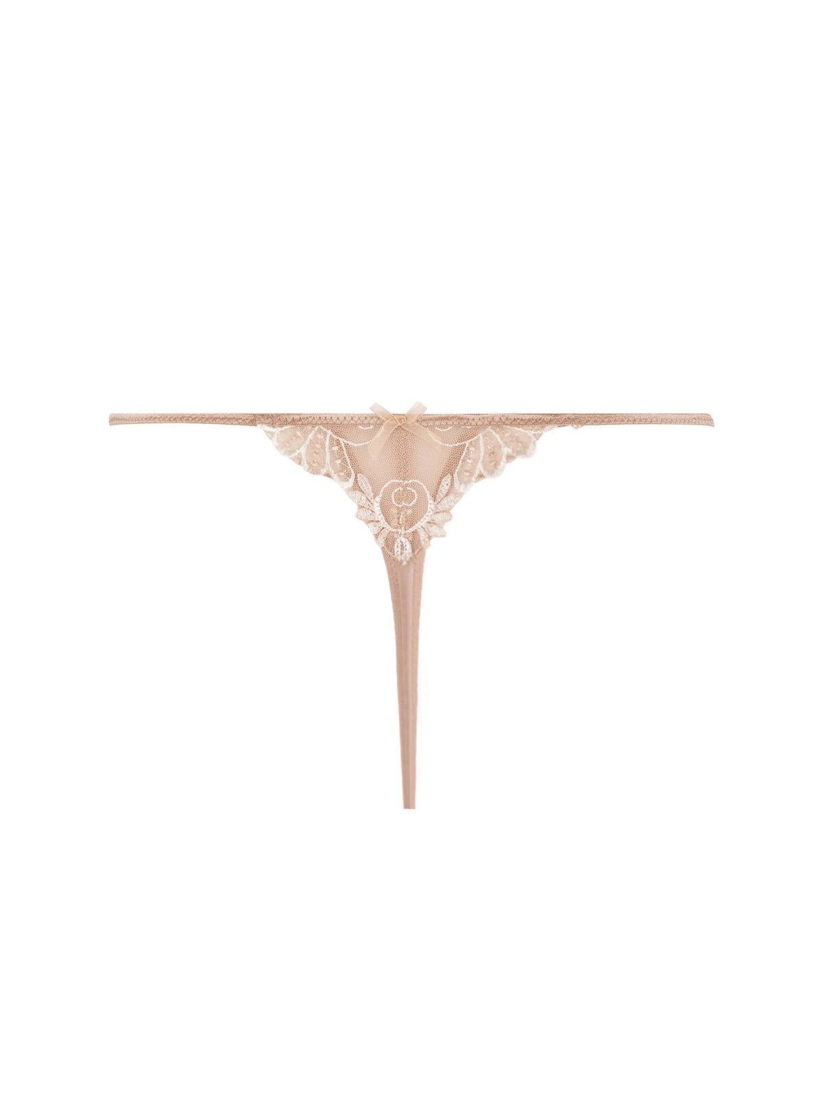 Tanga hilo Dressing Floral nude - PITT