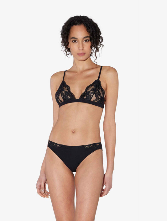 Tanga Souple negro