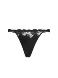 Tanga Splendeur Soie negro - PITT