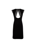 Vestido corto Ajourage Couture negro